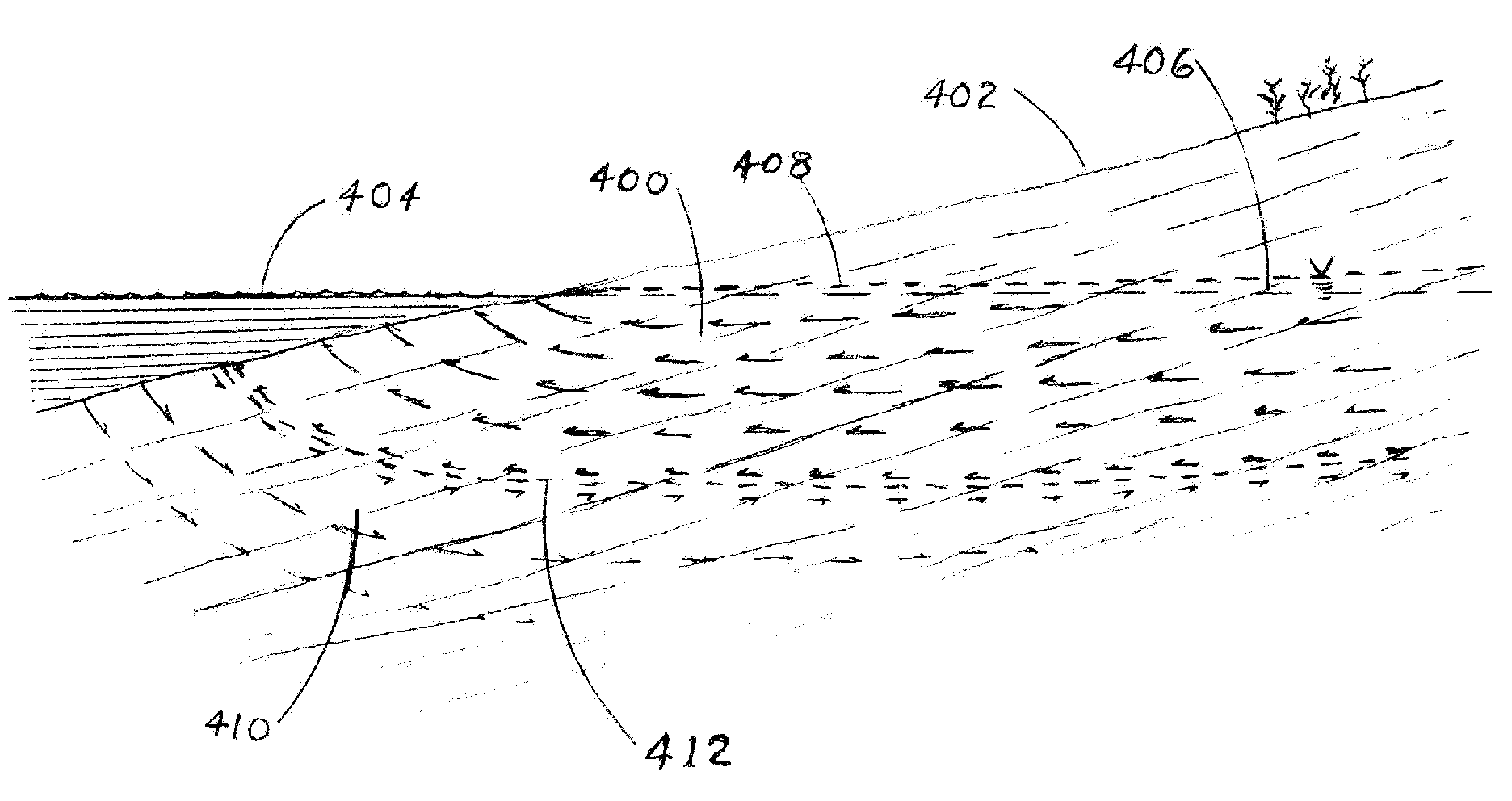 Deviated drilling method for water production