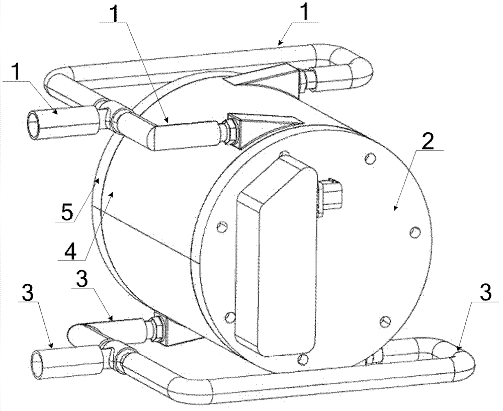 Automobile and cooling device of automobile driving motor