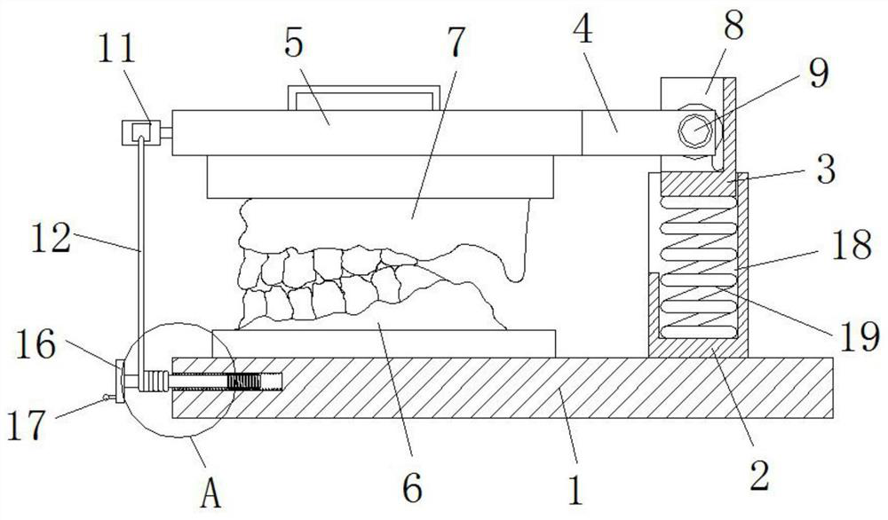 Occlusion device for porcelain tooth false tooth