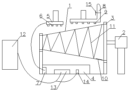 Efficient cooling device for cable materials