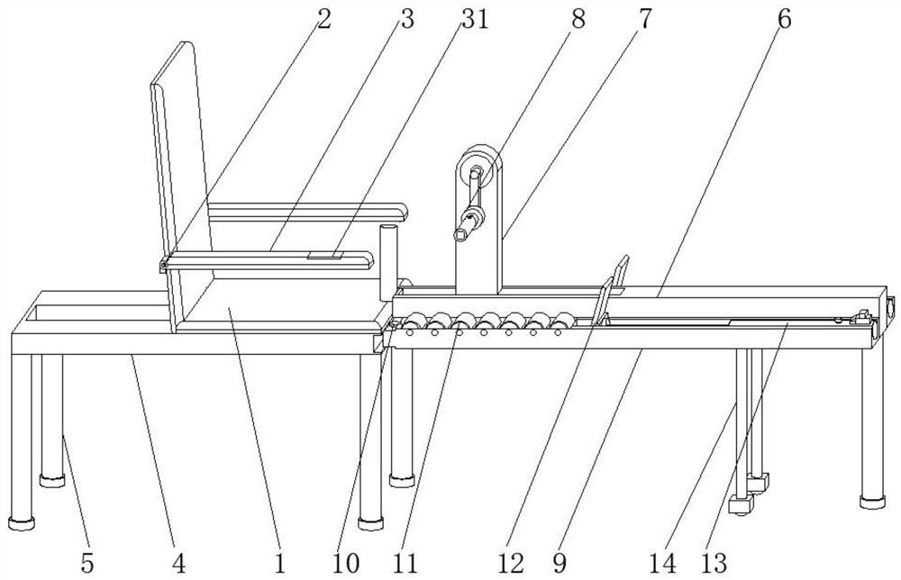 Four-limb exercising appliance for internal medicine nursing of old people