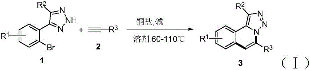 Synthesis method of triazole quinoline derivative