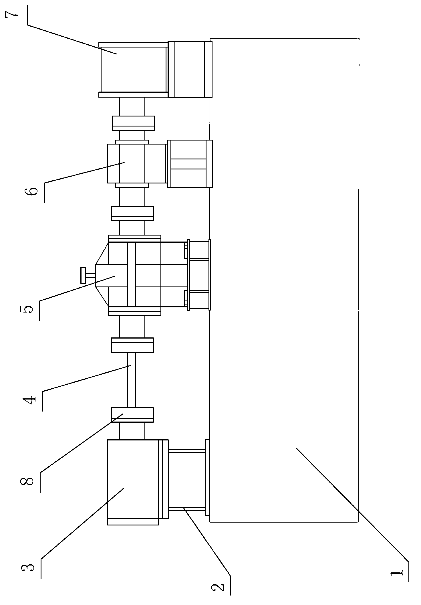 Combinational fan composite failure diagnosis test method