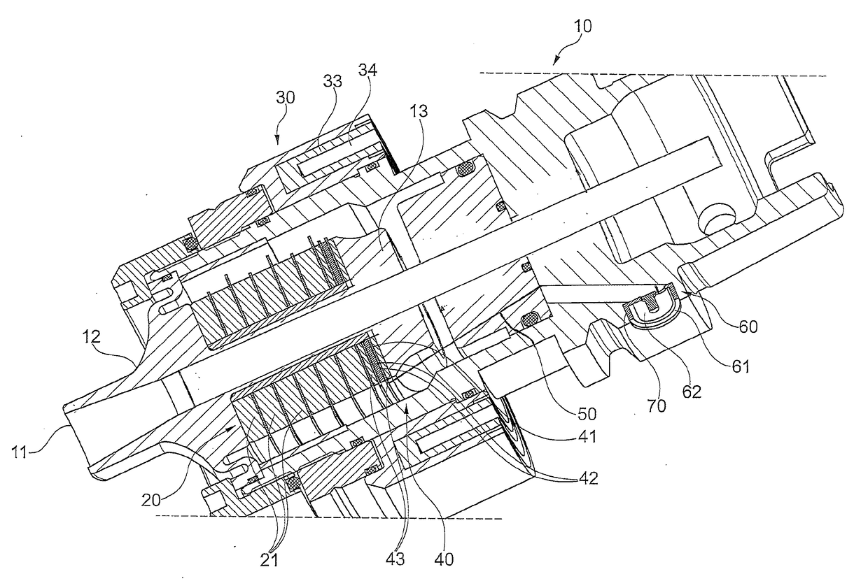 Device for generating an ultrasonic vibration of a tool and for measuring vibration parameters