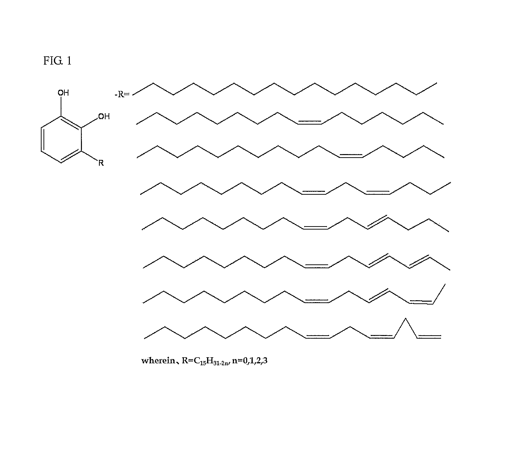 Surface treatment method for a substrate using denatured urushiol derived from <i>Toxicodendron vernicifluum</i>