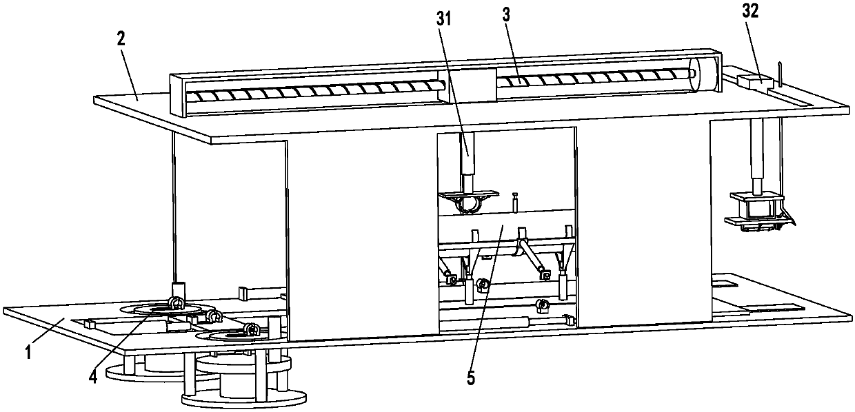 Building decoration machine capable of automatically building reinforced concrete triangle coping reinforcement cage