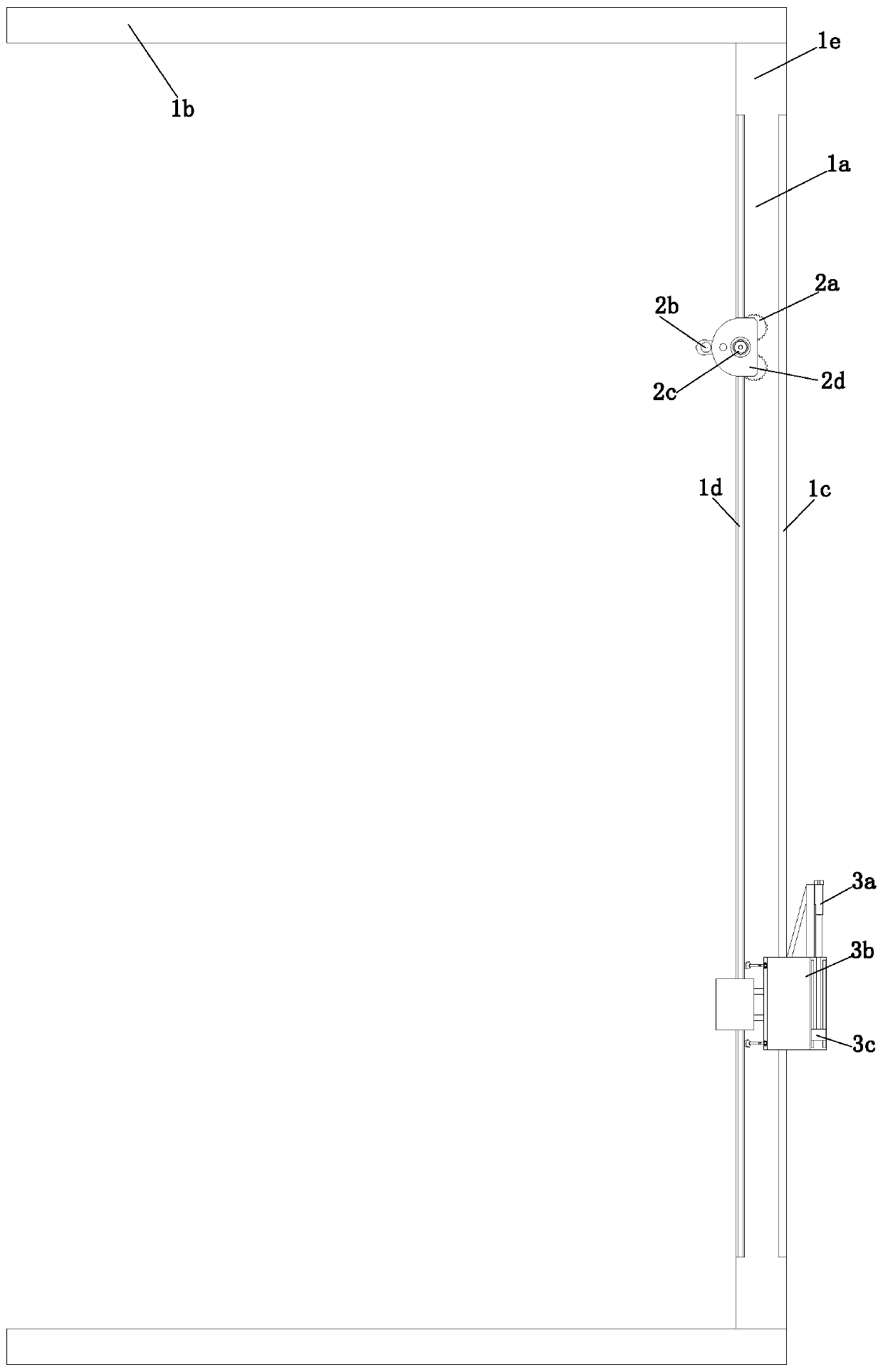 Lifting equipment with dust cleaning device