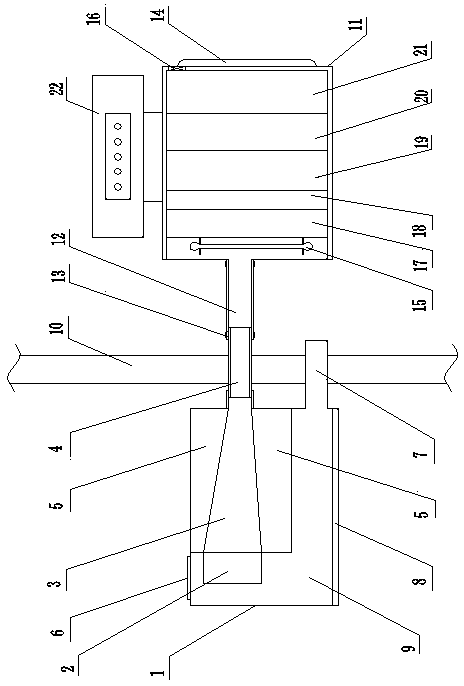 Split type air-purifying fresh-air draught fan