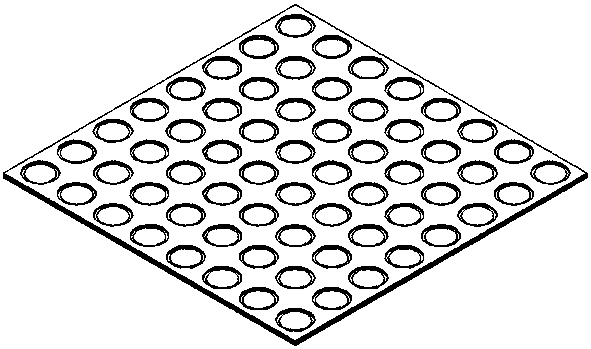 A kind of low frequency vibration reduction metamaterial composite damping plate