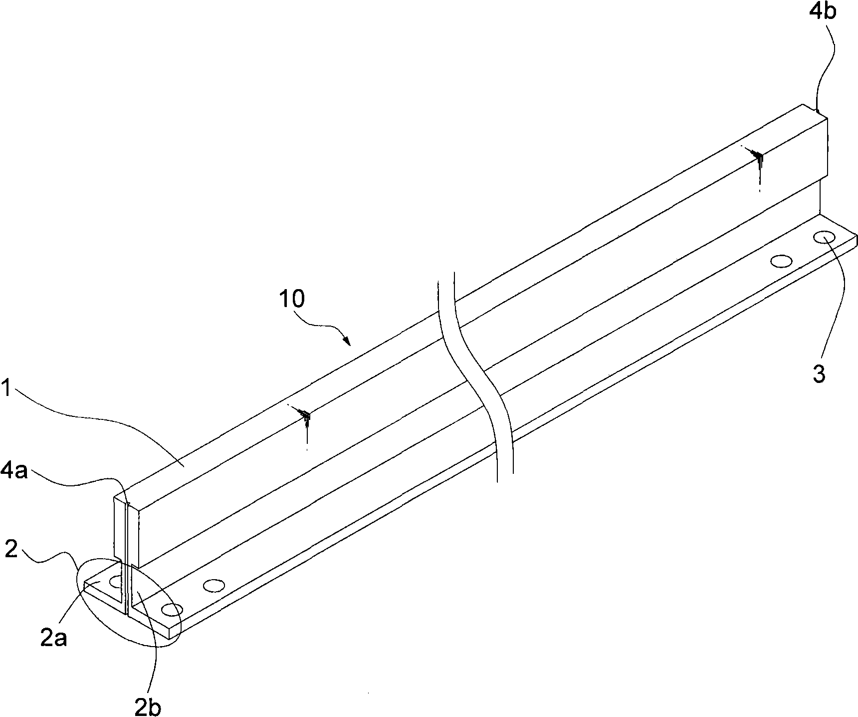 Elevator guide rail manufacture method and adjusting device