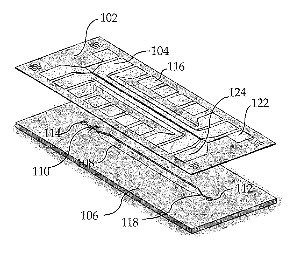 Integrated thermoplastic chip for rapid PCR and hrma