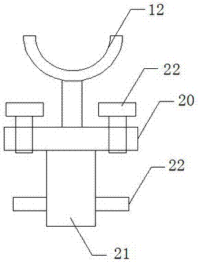 Supporting device used for fruit tree grafting