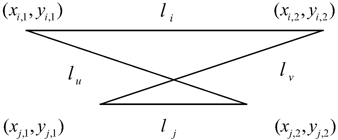 Method and system for detecting road marker lines based on geometric relation