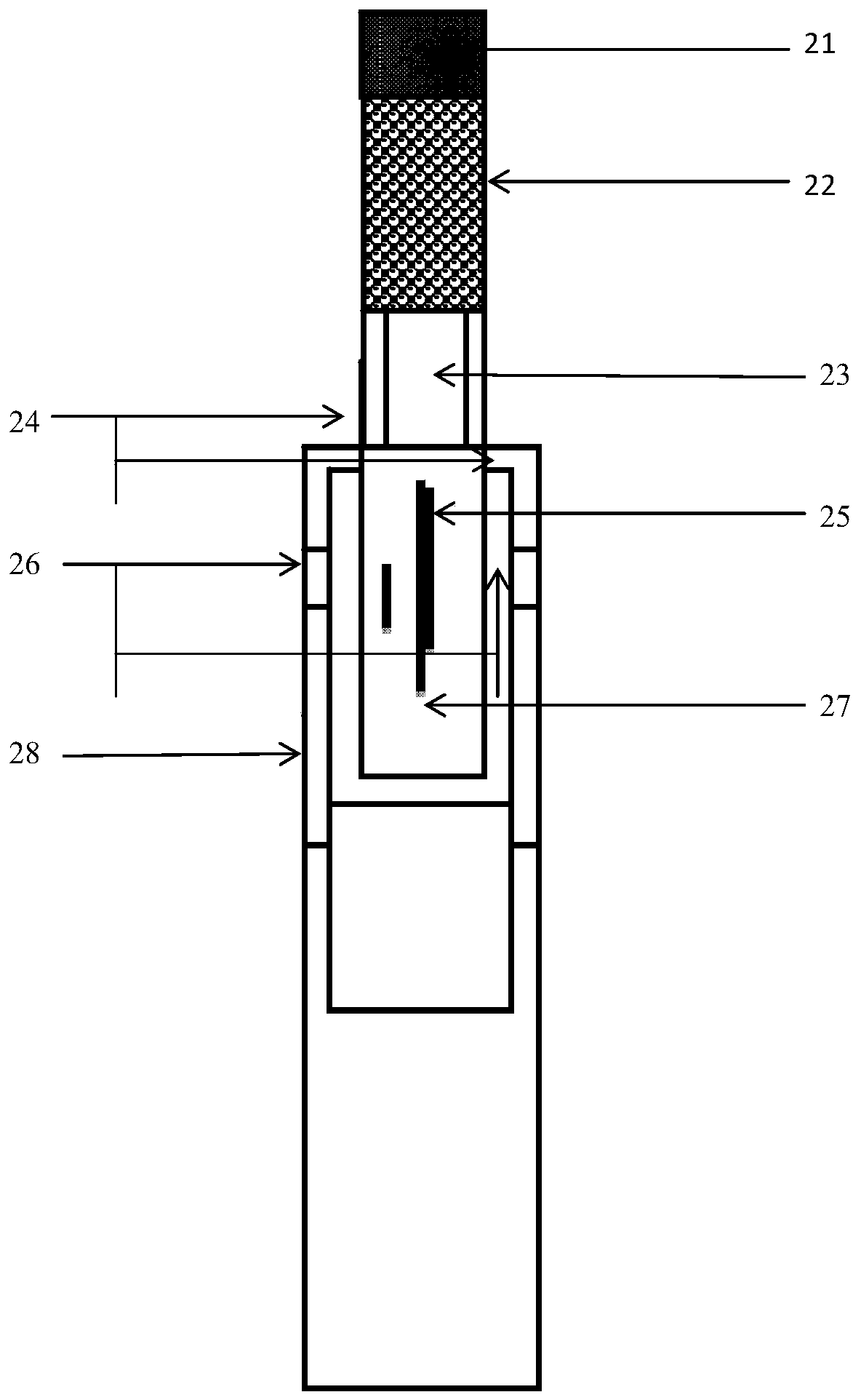 Particles capable of lowering temperature of smoke of cigarettes and preparation method and application of particles