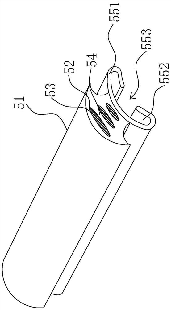 Optical cable ground laying optical fiber protection device