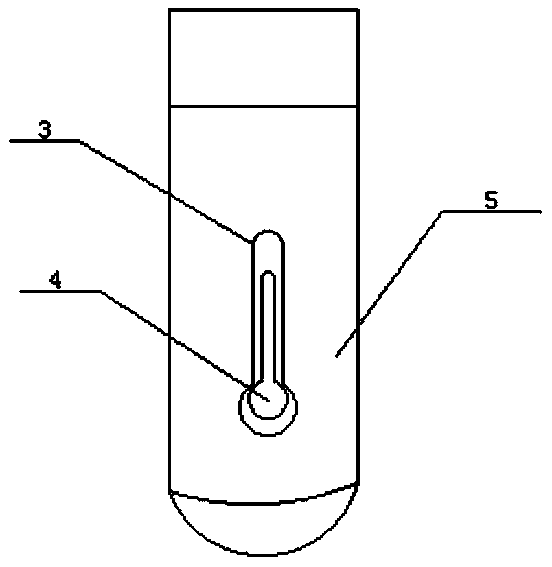 Sock with human body fever alarm function