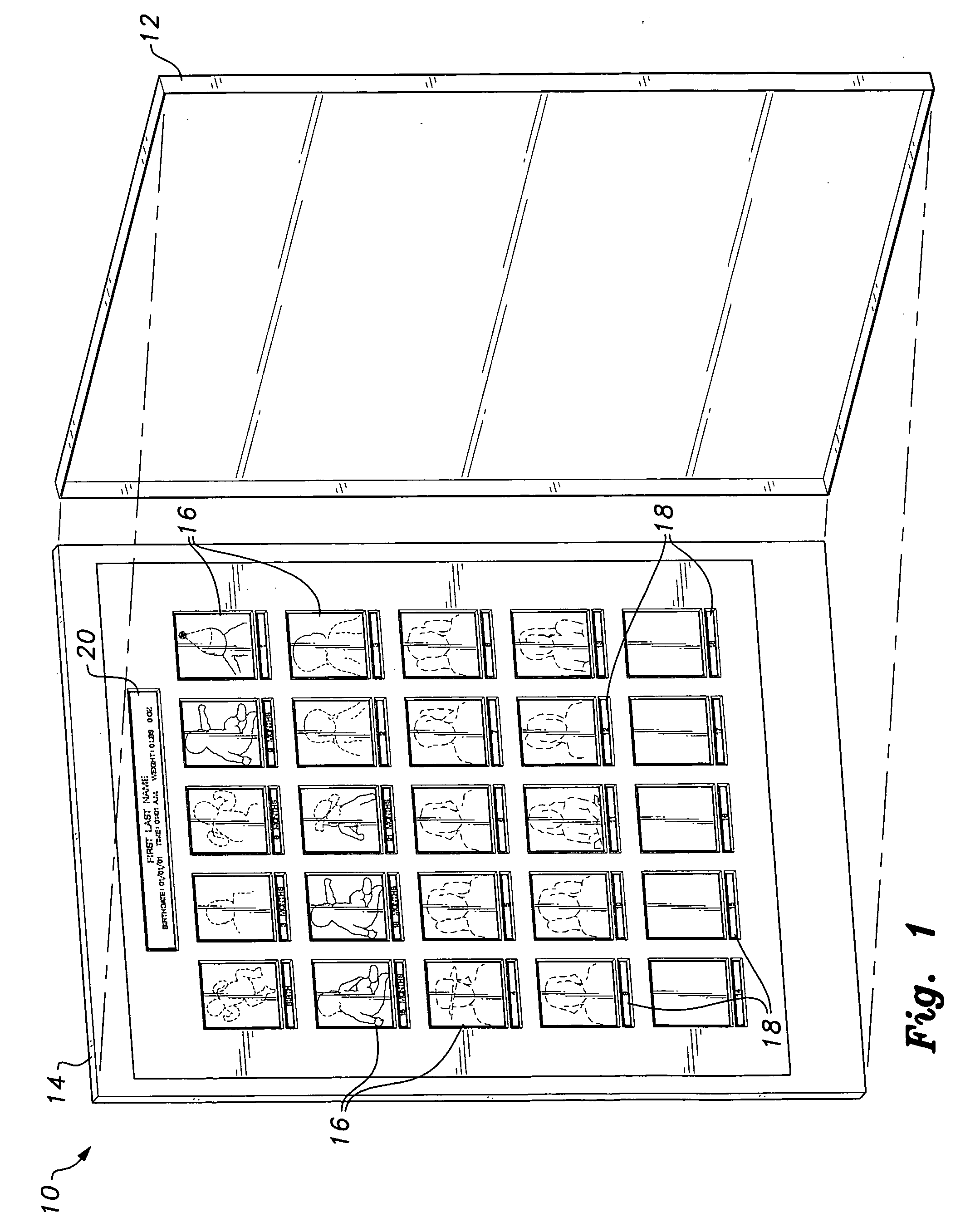 Chronological picture frame