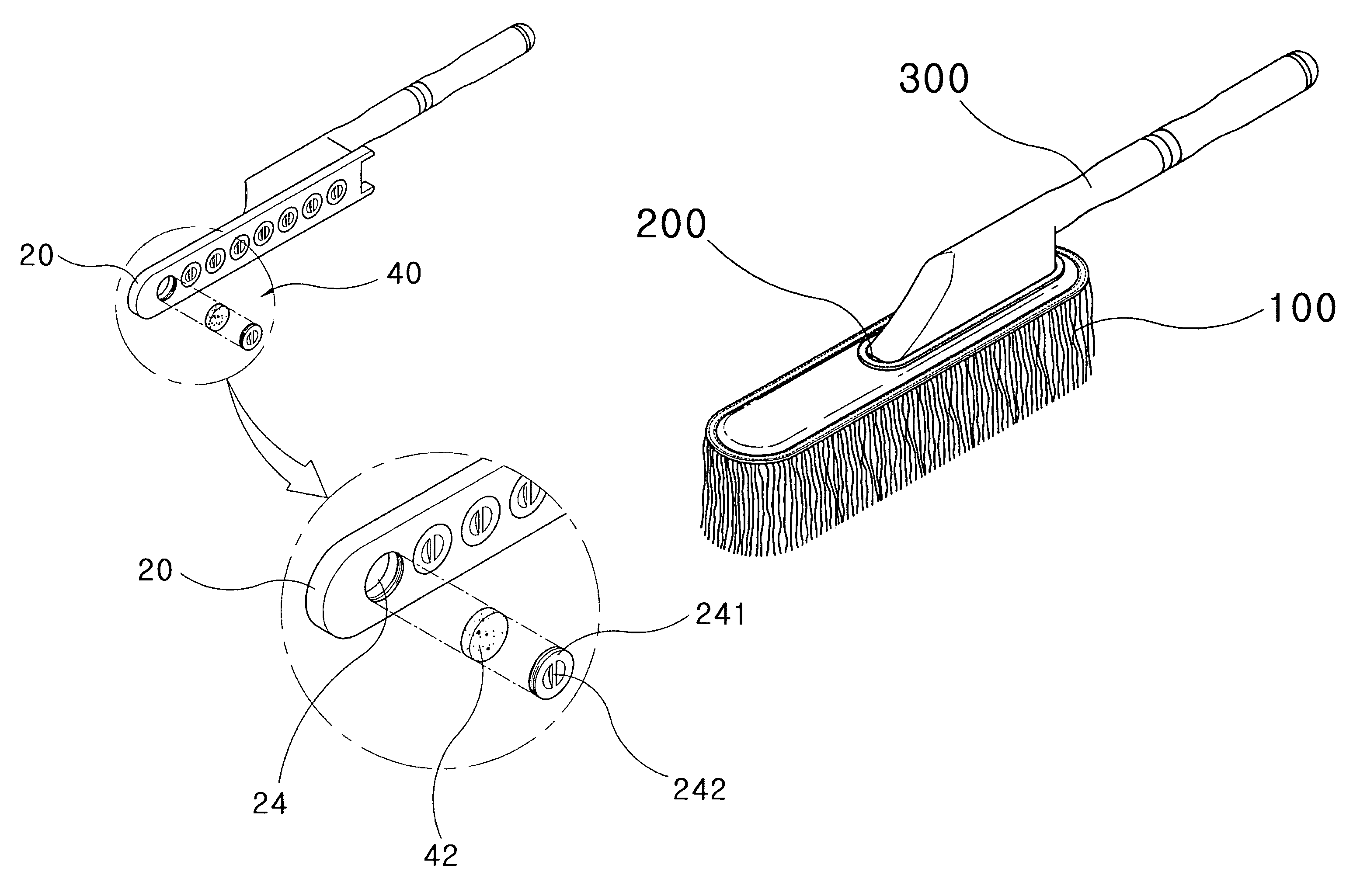 Duster using to clean car exterior