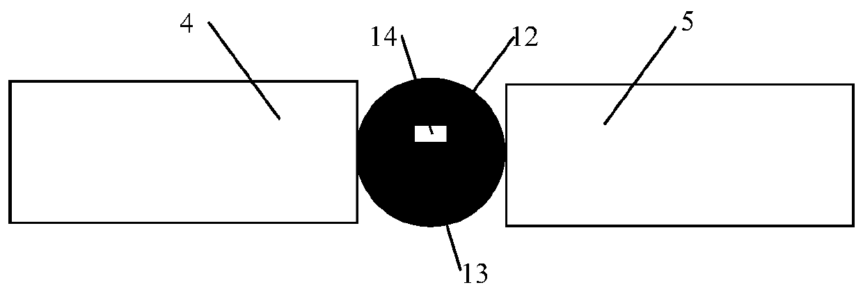 Mechanical and electromagnetic response synchronous test system and method for dynamic fracture of brittle material