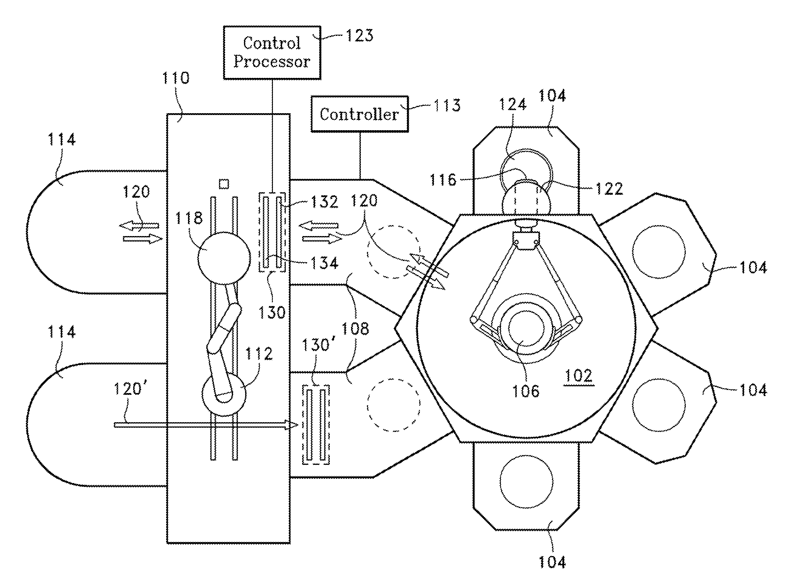 Method for imaging workpiece surfaces at high robot transfer speeds with correction of motion-induced distortion