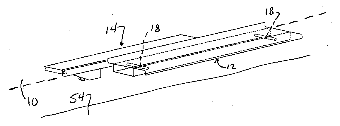 Running board lift assembly