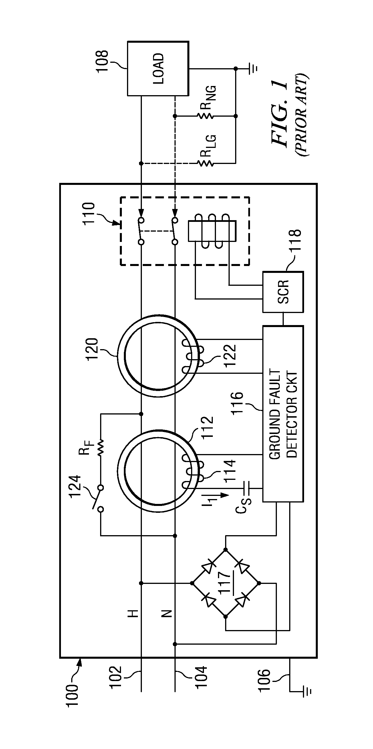 Methods and apparatus to facilitate ground fault detection with a single coil and an oscillator