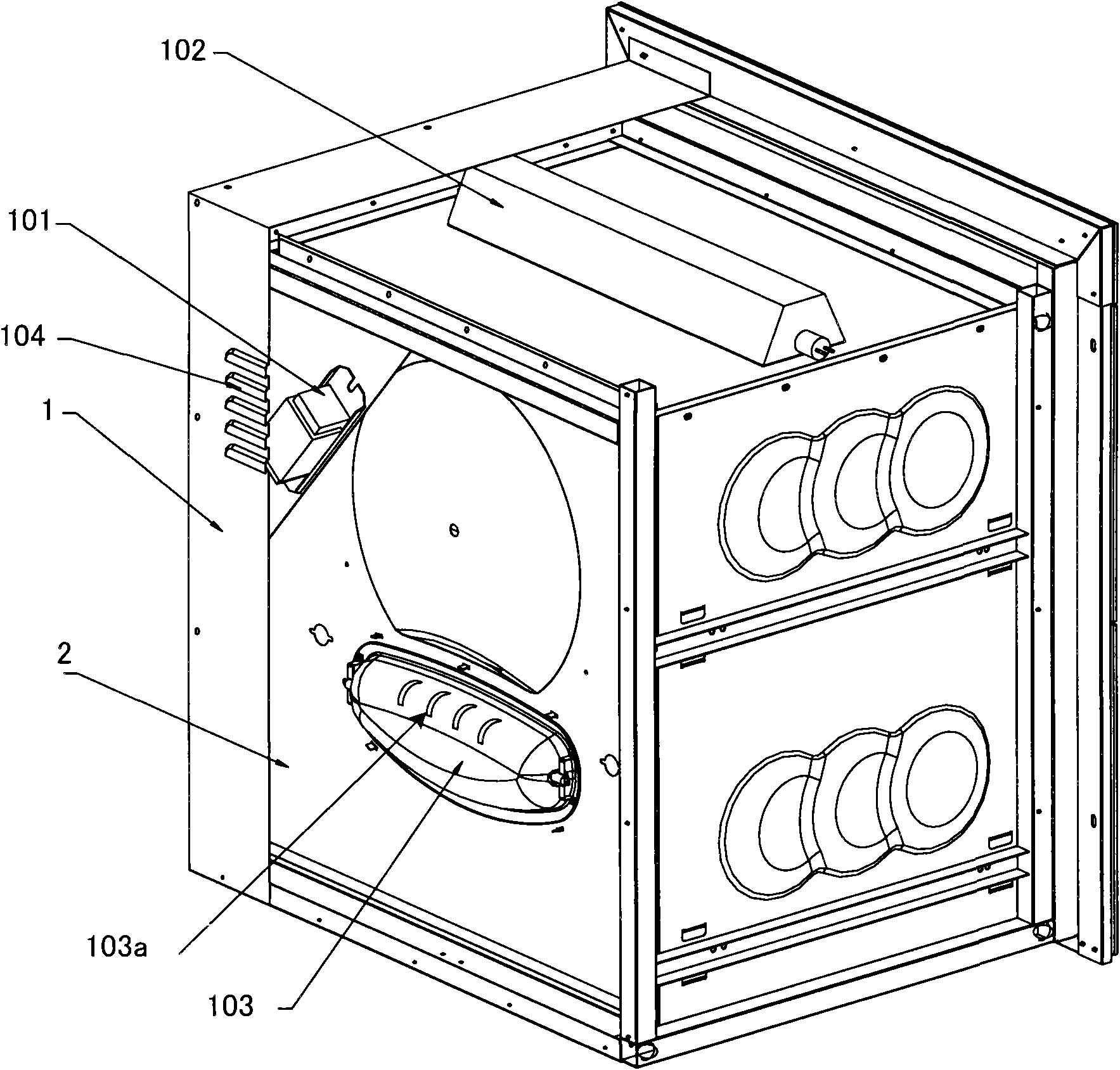 Disinfecting method of disinfection cabinet and disinfection cabinet