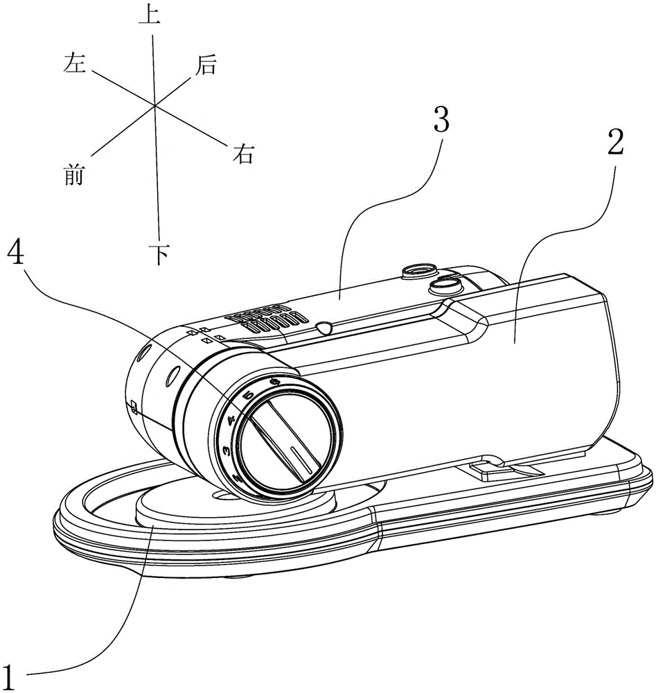 Rotary folding egg beater