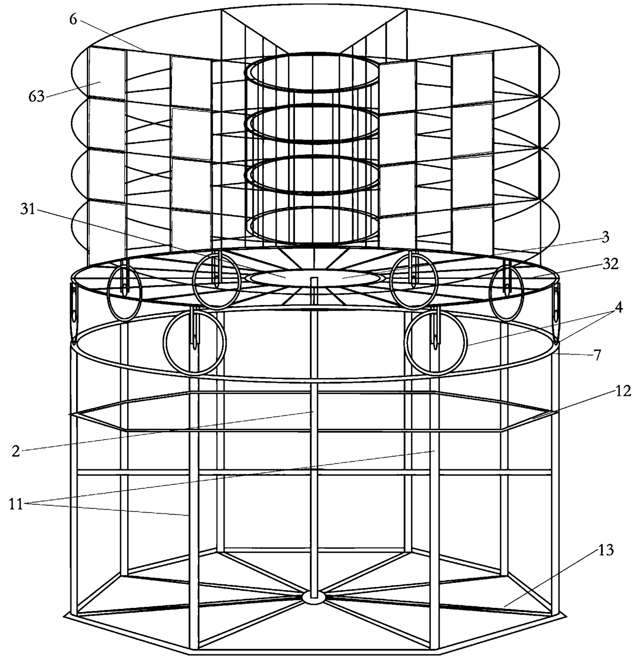 Track wind sail type wind power generator