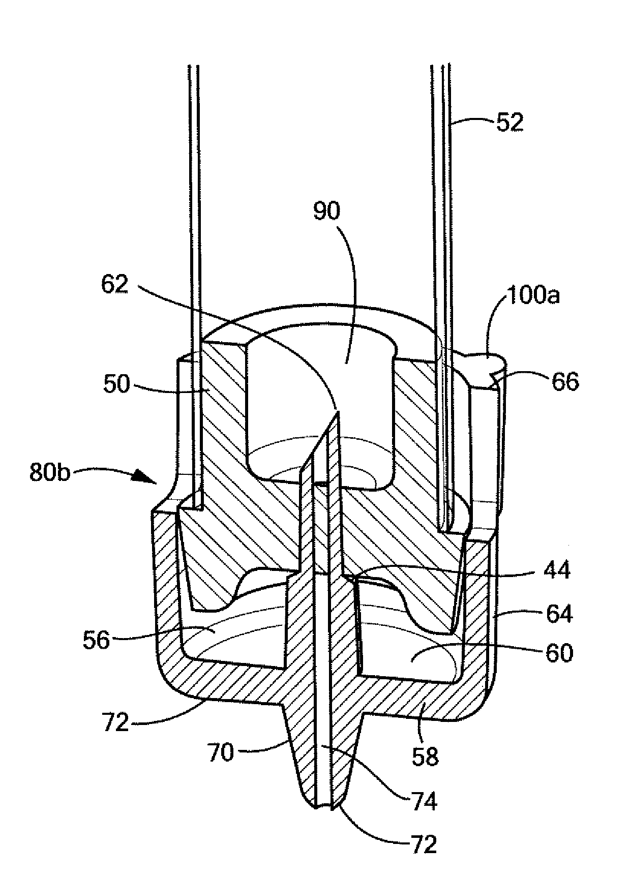 Molded plastic needle stick accident prevention dispenser