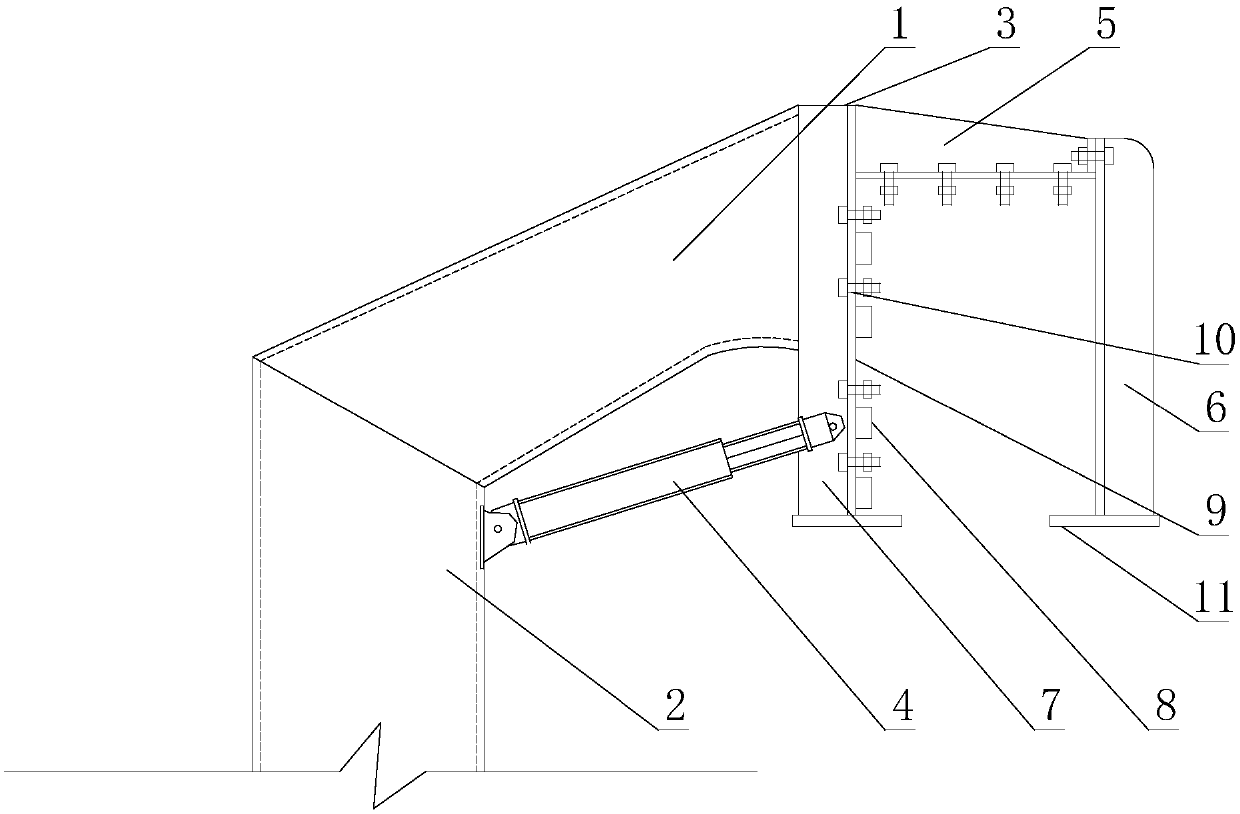 Sky railway beam column facilitating assembly of rail beam