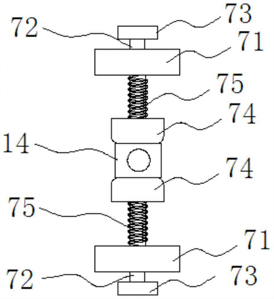 A square nut automatic chamfering device and processing method