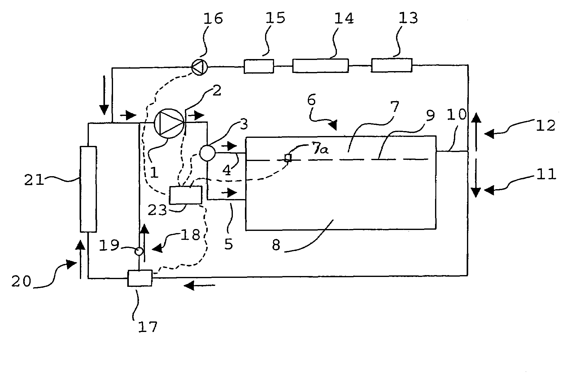 Internal combustion engine for a motor vehicle