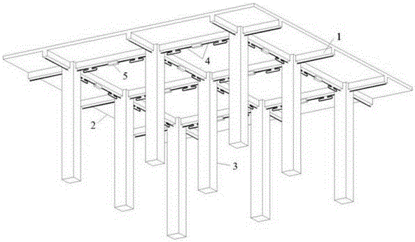 An external resistance adjustable steel strand mesh device for preventing continuous collapse of reinforced concrete structures