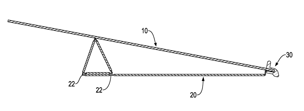 Portable foldable supporting assembly