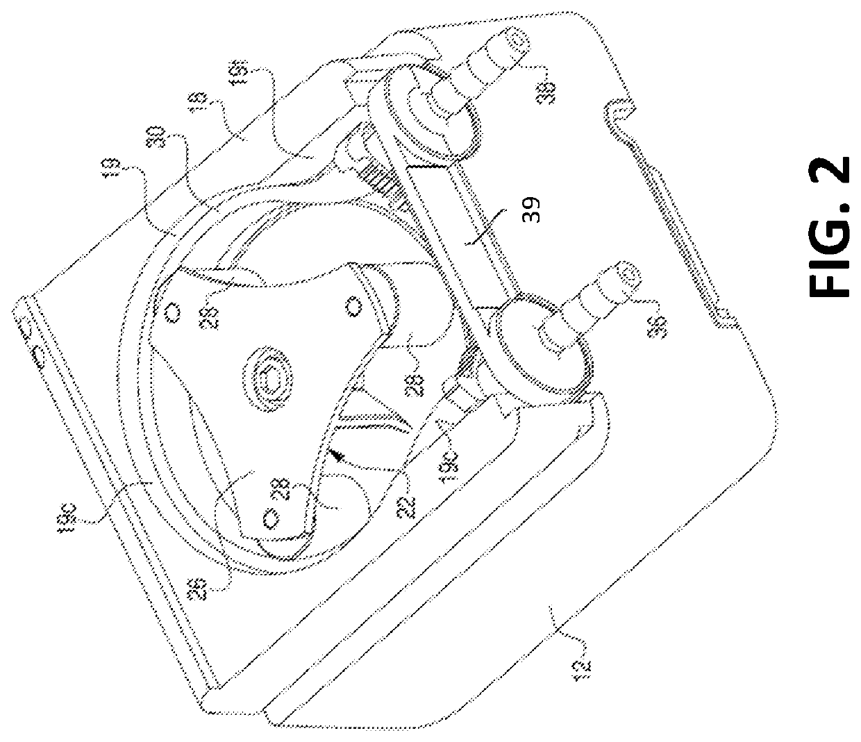 Peristaltic metering pump and methods of operation