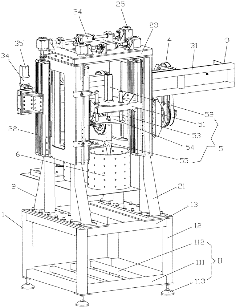 Full-automatic vanadium-nitrogen alloy discharging device