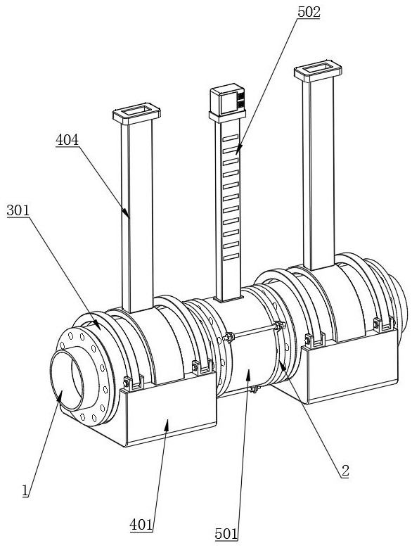 An oil pipe protection device