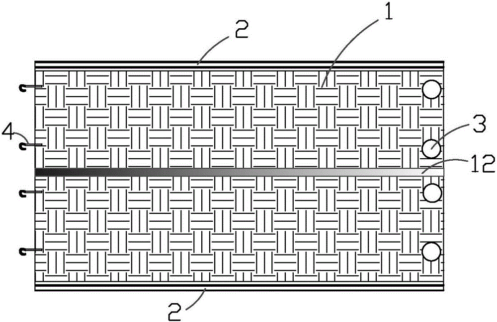 Ground cloth for inhibiting growth of weeds in orchard and application method of ground cloth