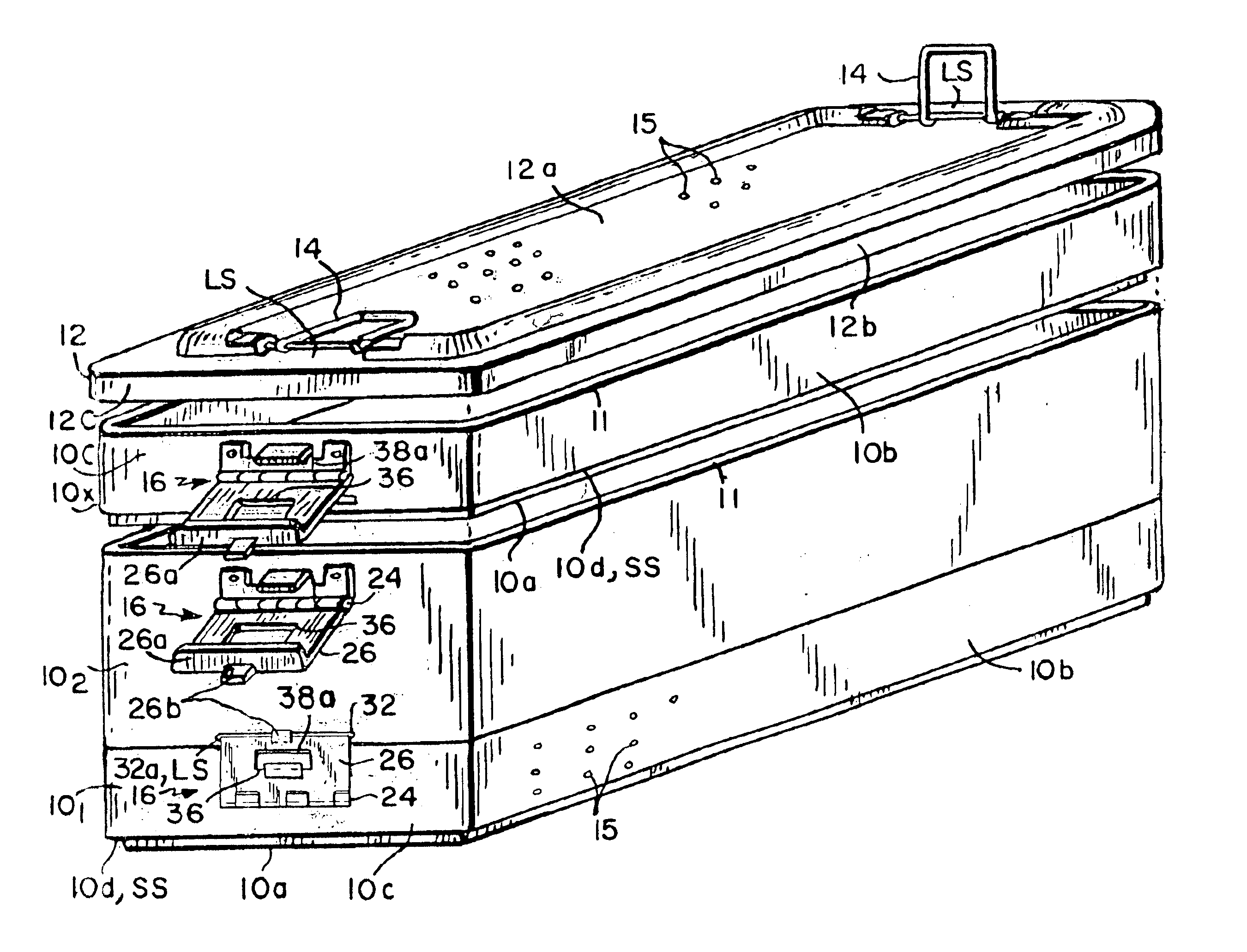 Variably stackable sterilization tray system