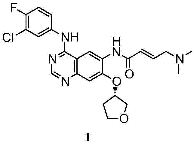 Method for preparing intermediate of Afatinib