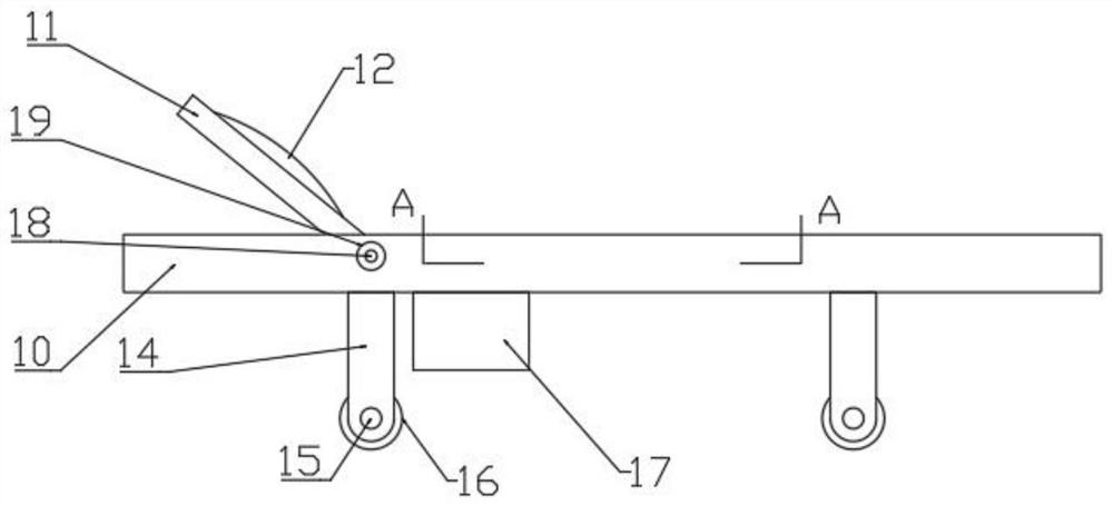 Nursing bed for urology