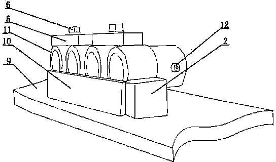 Railway fine tool machining auxiliary clamp