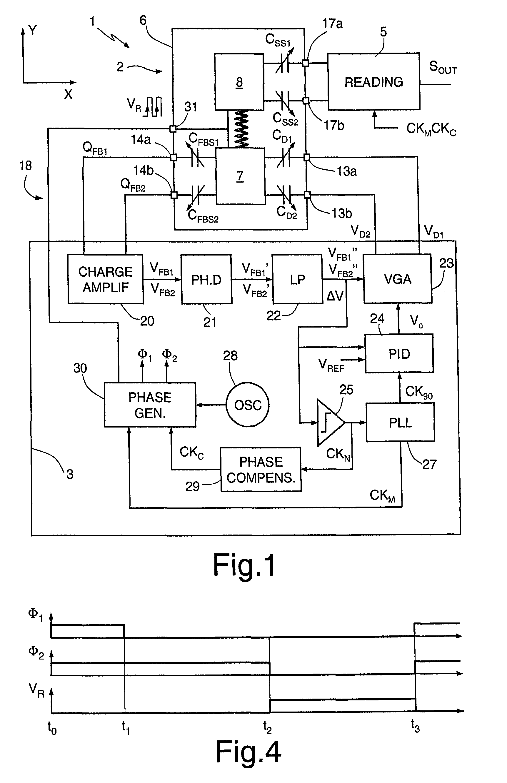 Microelectromechanical gyroscope with position control driving and method for controlling a microelectromechanical gyroscope