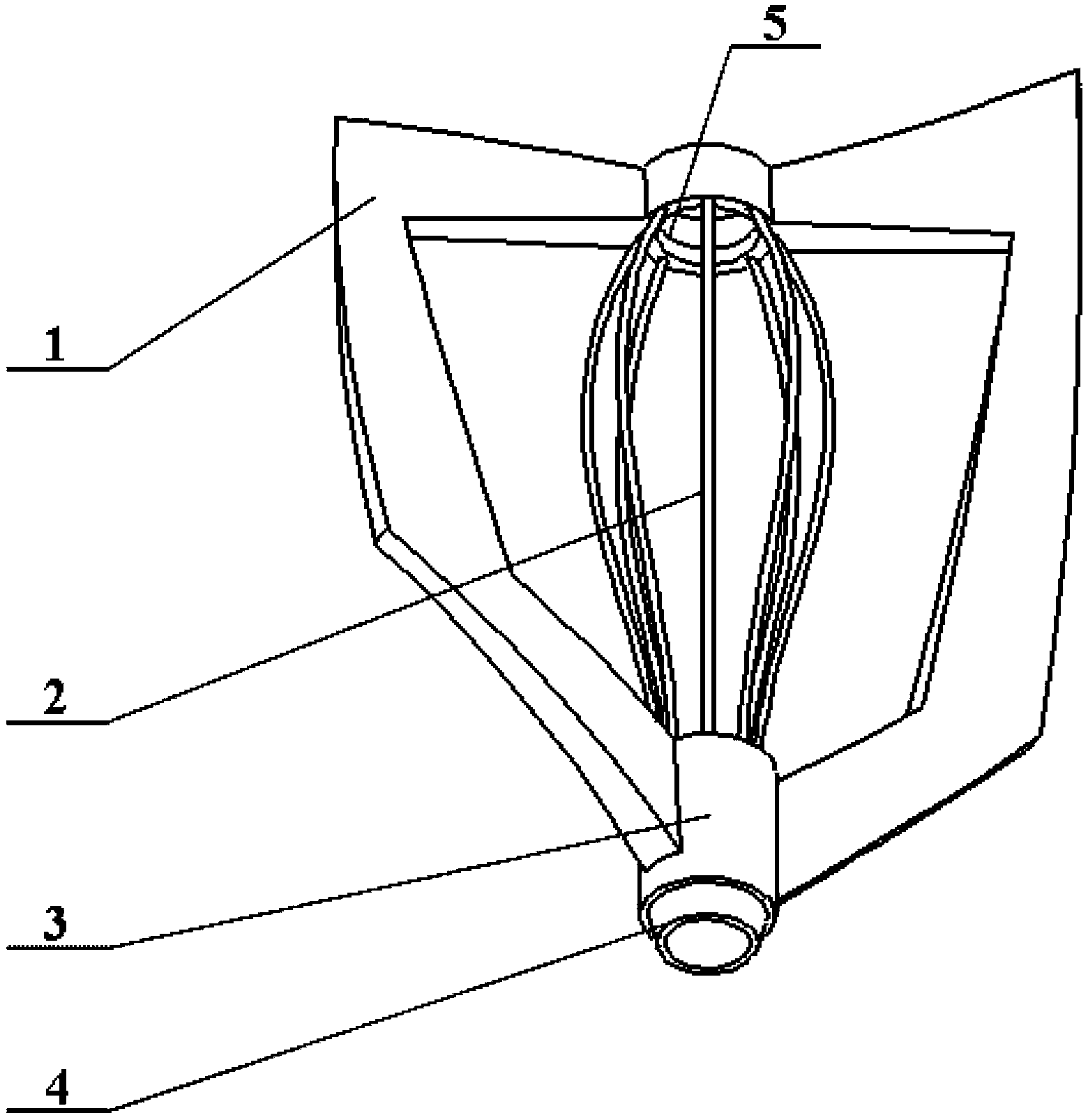 Low driving rotor with turbulence core and in heat exchange tube