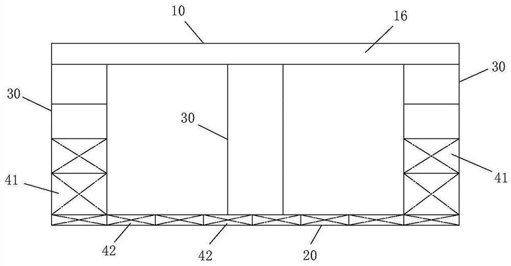 Four-column semi-submersible offshore floating platform