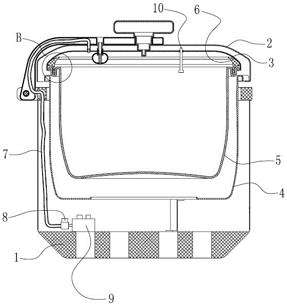 Freshness-preserving electric pressure cooker and air extraction control method thereof