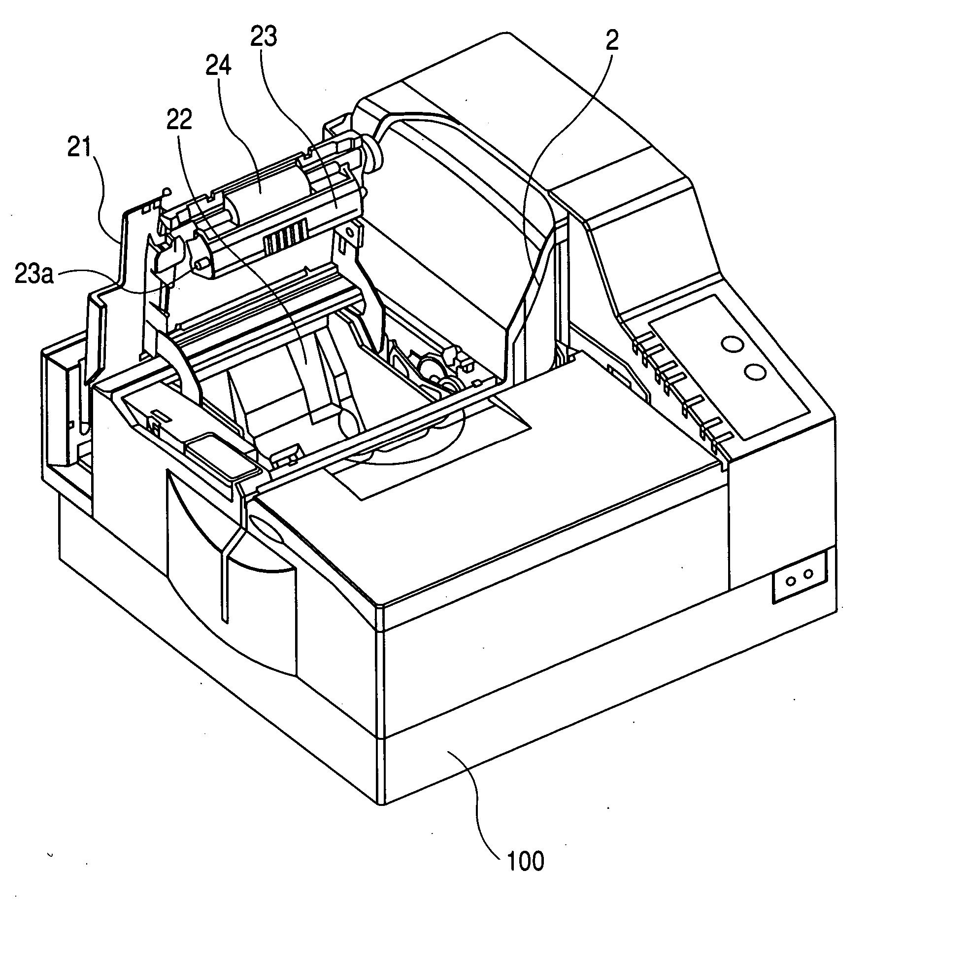 Printer equipped with cutter mechanism