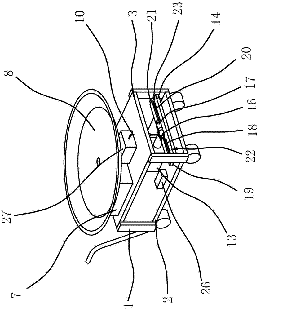 Spray unit in court-yard type garden irrigation device