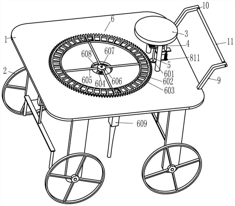 A buckwheat planting device